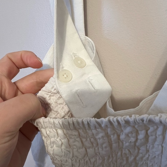 Uniqlo Women's White Midi Dress - Picture 4 of 8